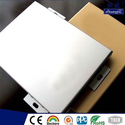 Installation method of Shuangou aluminum composite panel